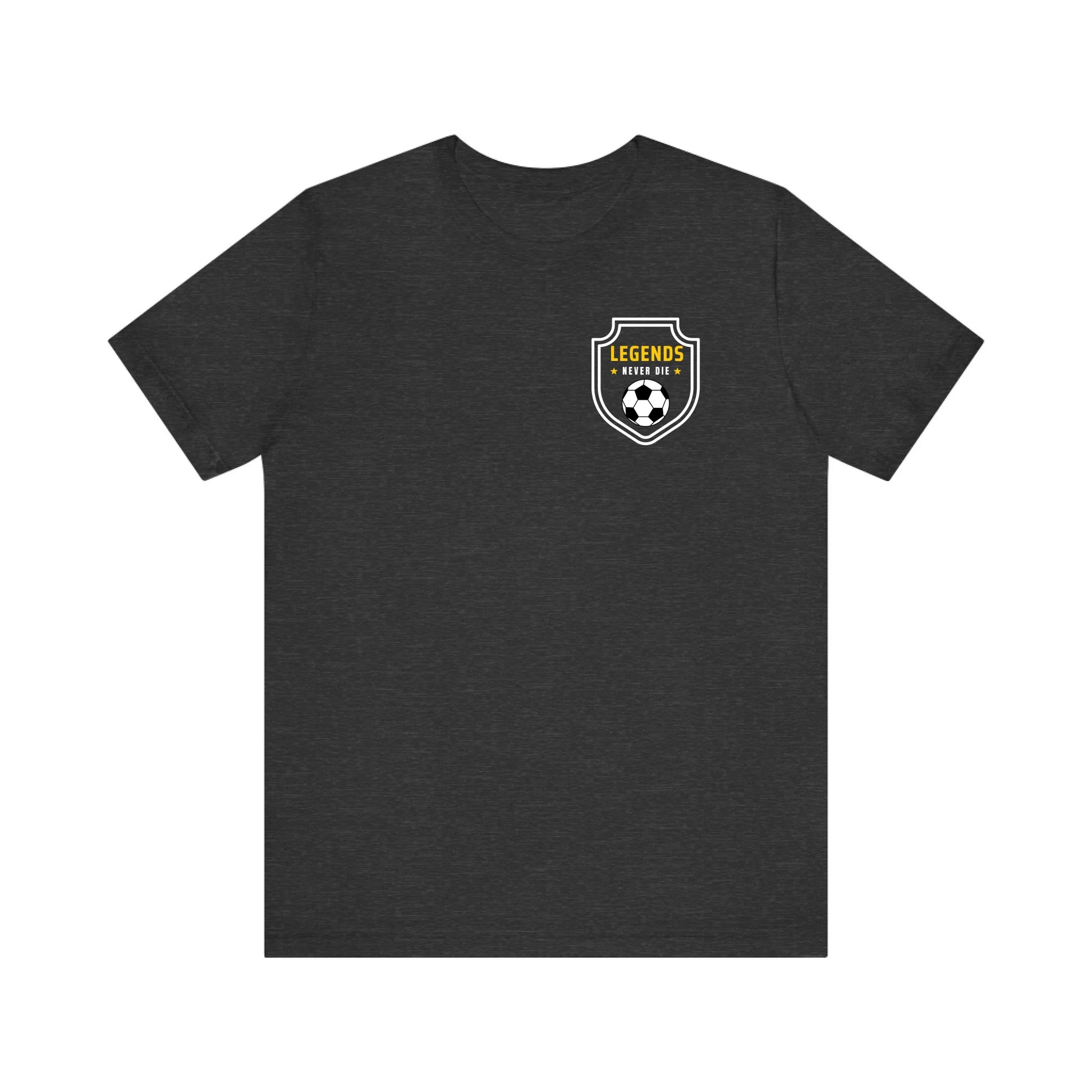 Unisex Jersey T-Shirt - Gray Front Seamless
