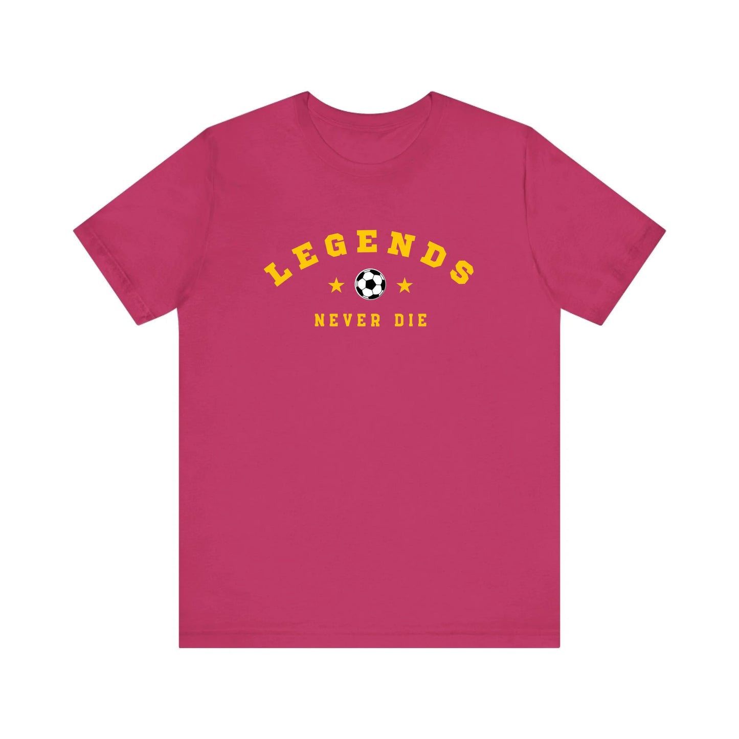 Unisex Jersey T-Shirt - Pink Front Seamless