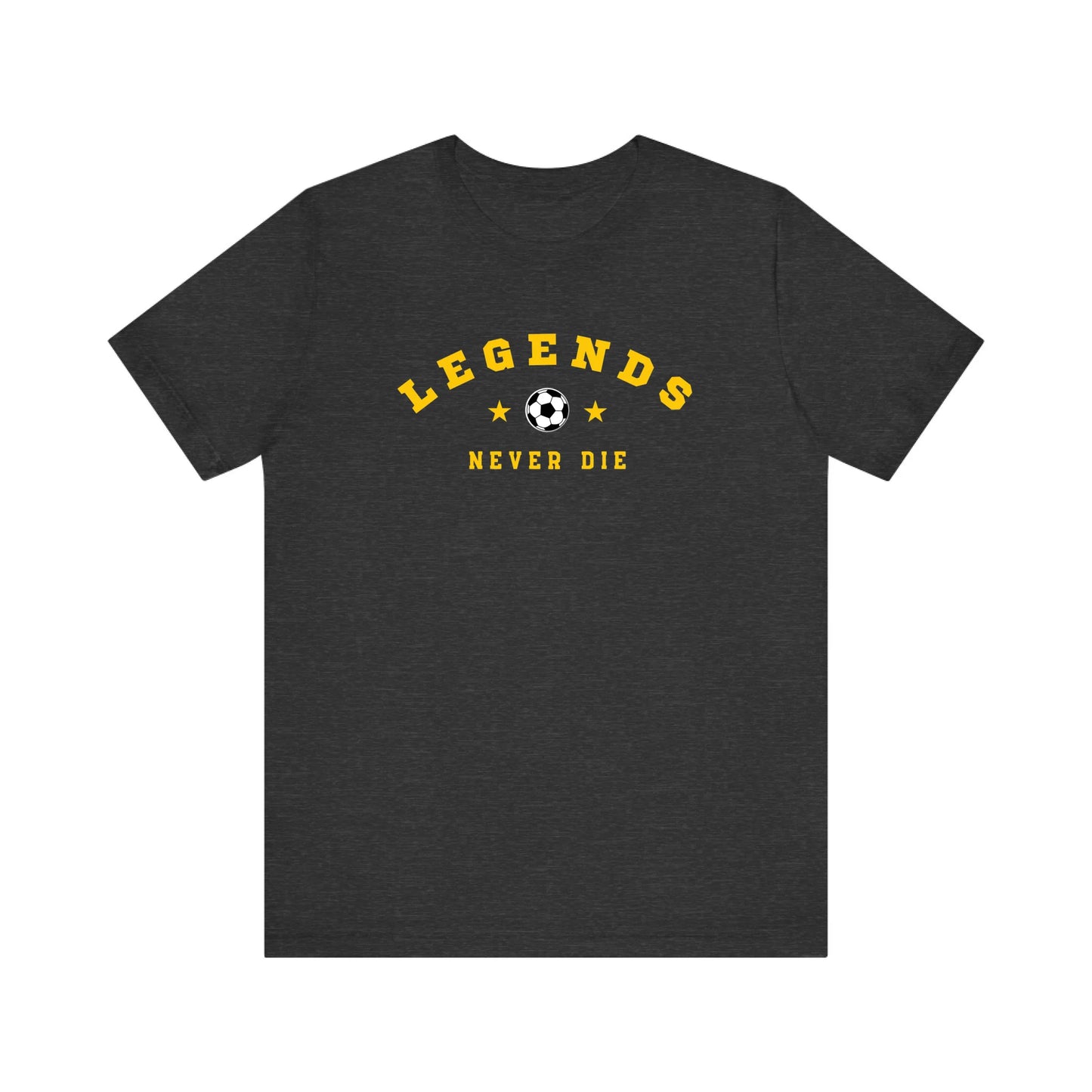 Unisex Jersey T-Shirt - Gray Front Seamless