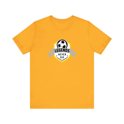 Unisex Jersey T-Shirt - Gold Front Seamless