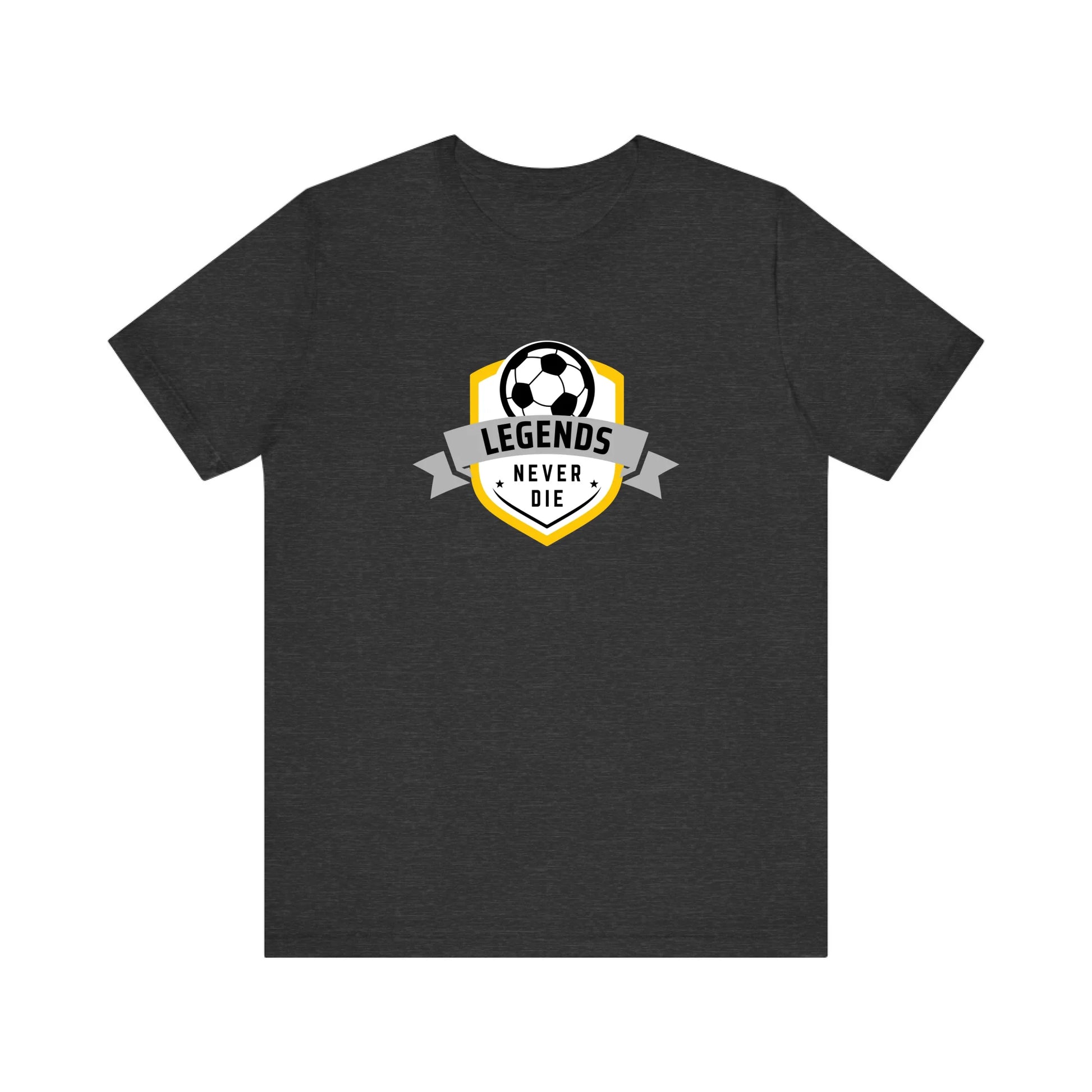 Unisex Jersey T-Shirt - Gray Front Seamless