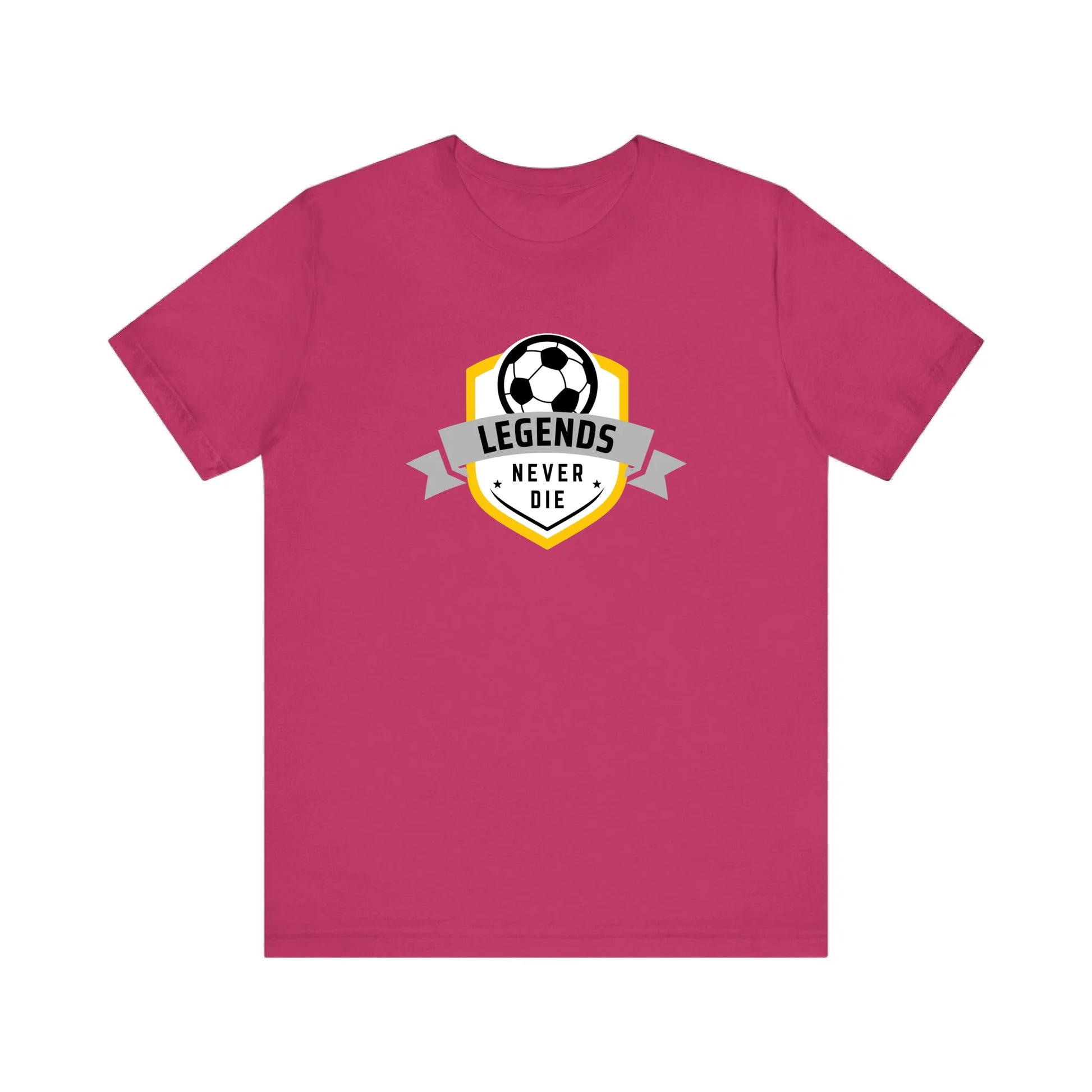 Unisex Jersey T-Shirt - Pink Front Seamless