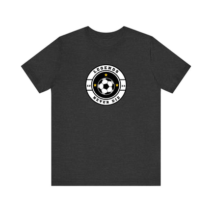 Unisex Jersey T-Shirt - Gray Front Seamless