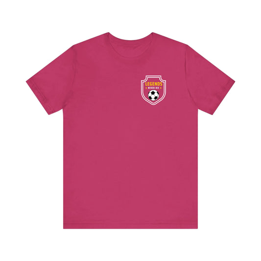 Unisex Jersey T-Shirt - Pink Front Seamless