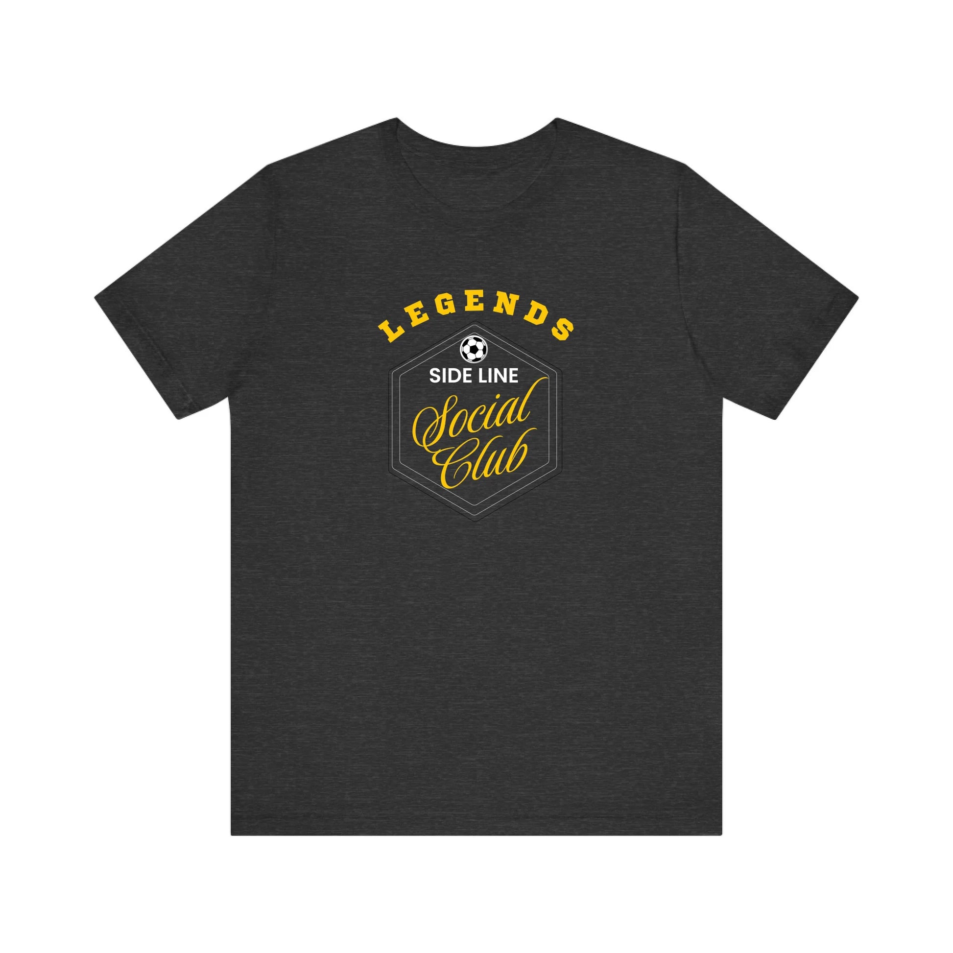 Unisex Jersey T-Shirt - Gray Front Seamless