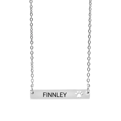 CutoutPawBarNecklace_Front_Silver