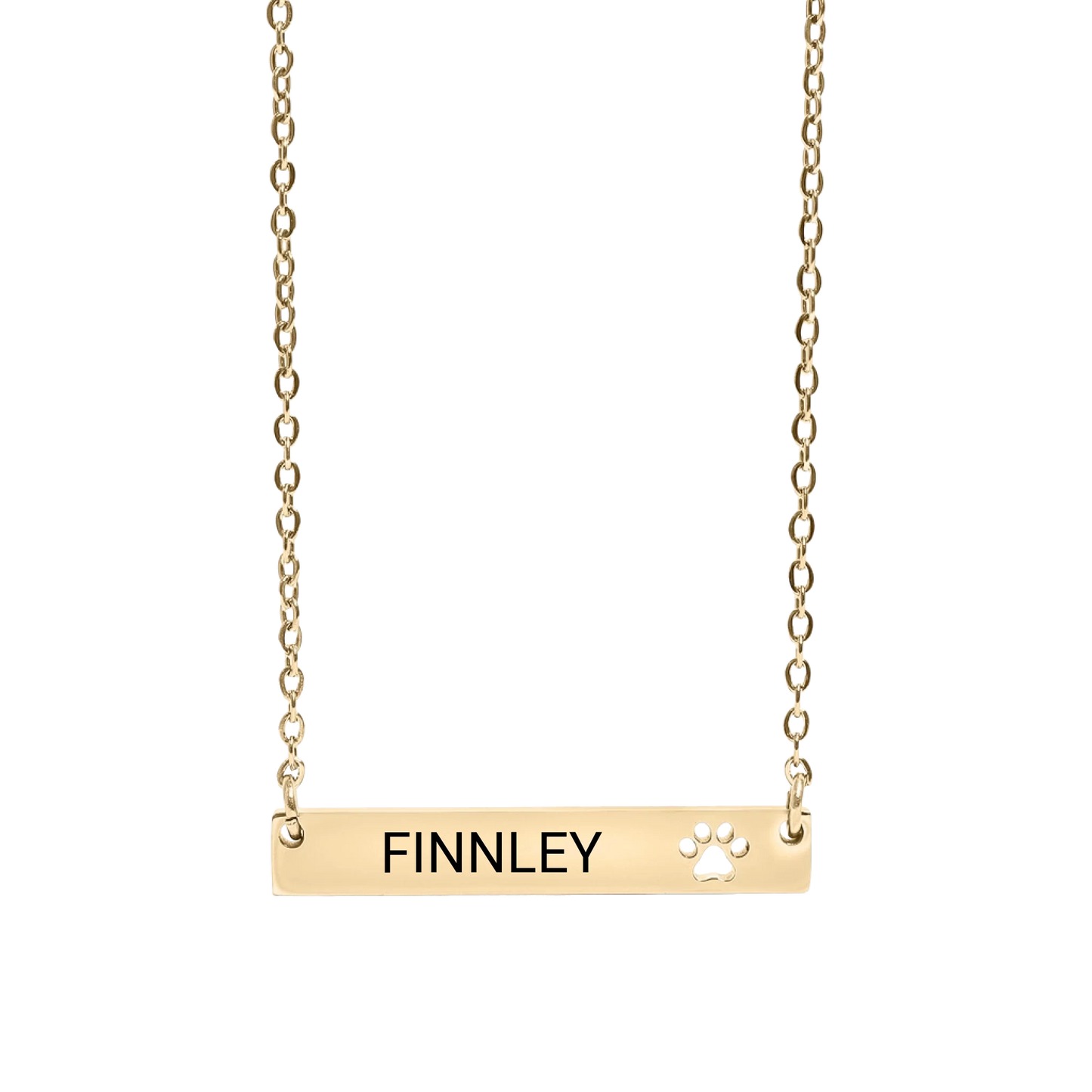 CutoutPawBarNecklace_Front_Gold