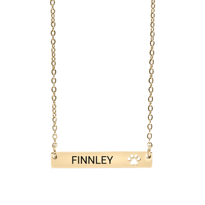 CutoutPawBarNecklace_Front_Gold