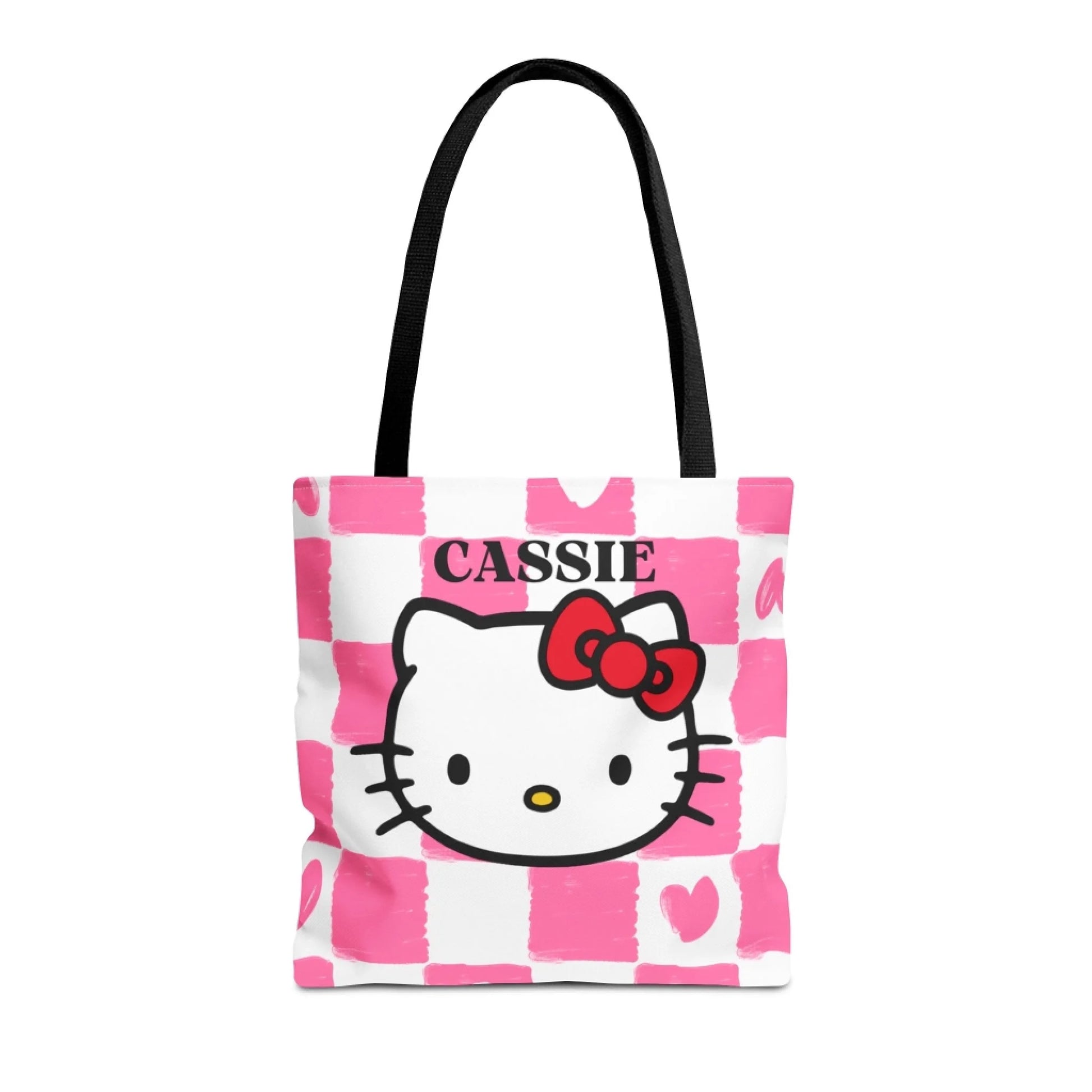 Helly Kitty Name Tote Bag Seamless