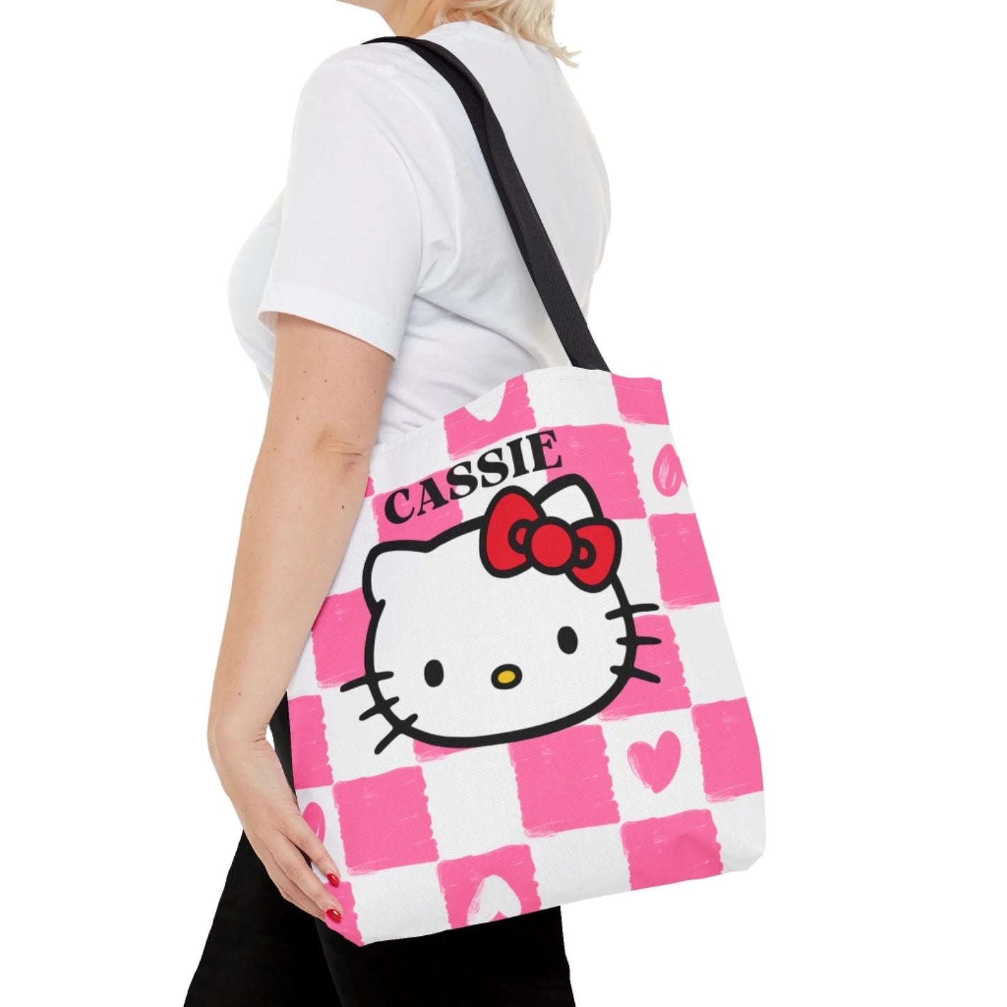 Helly Kitty Name Tote Bag Enviro side 2