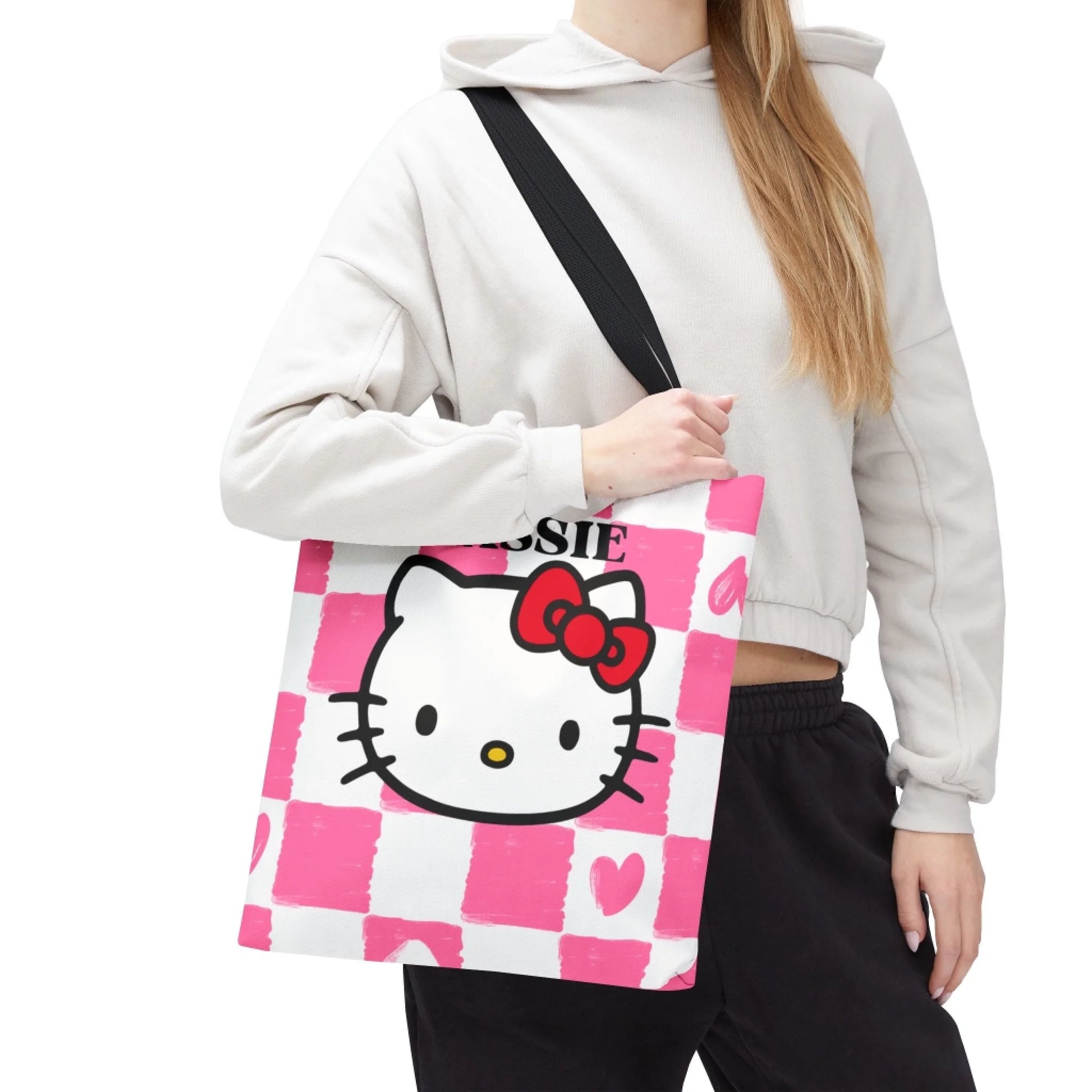 Helly Kitty Name Tote Bag Enviro side 3