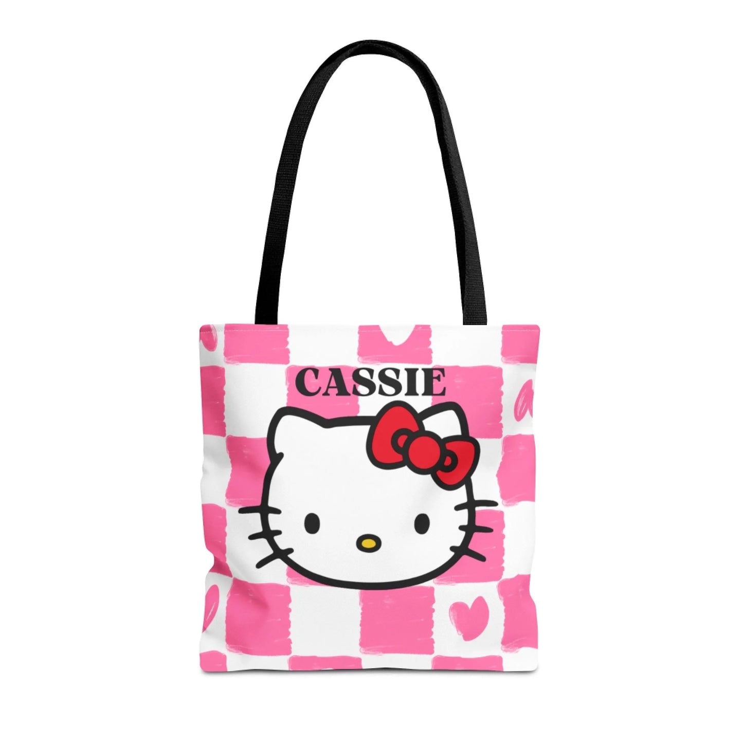 Helly Kitty Name Tote Bag Seamless