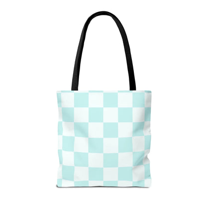Catch Waves Name Tote Bag Seamless Back