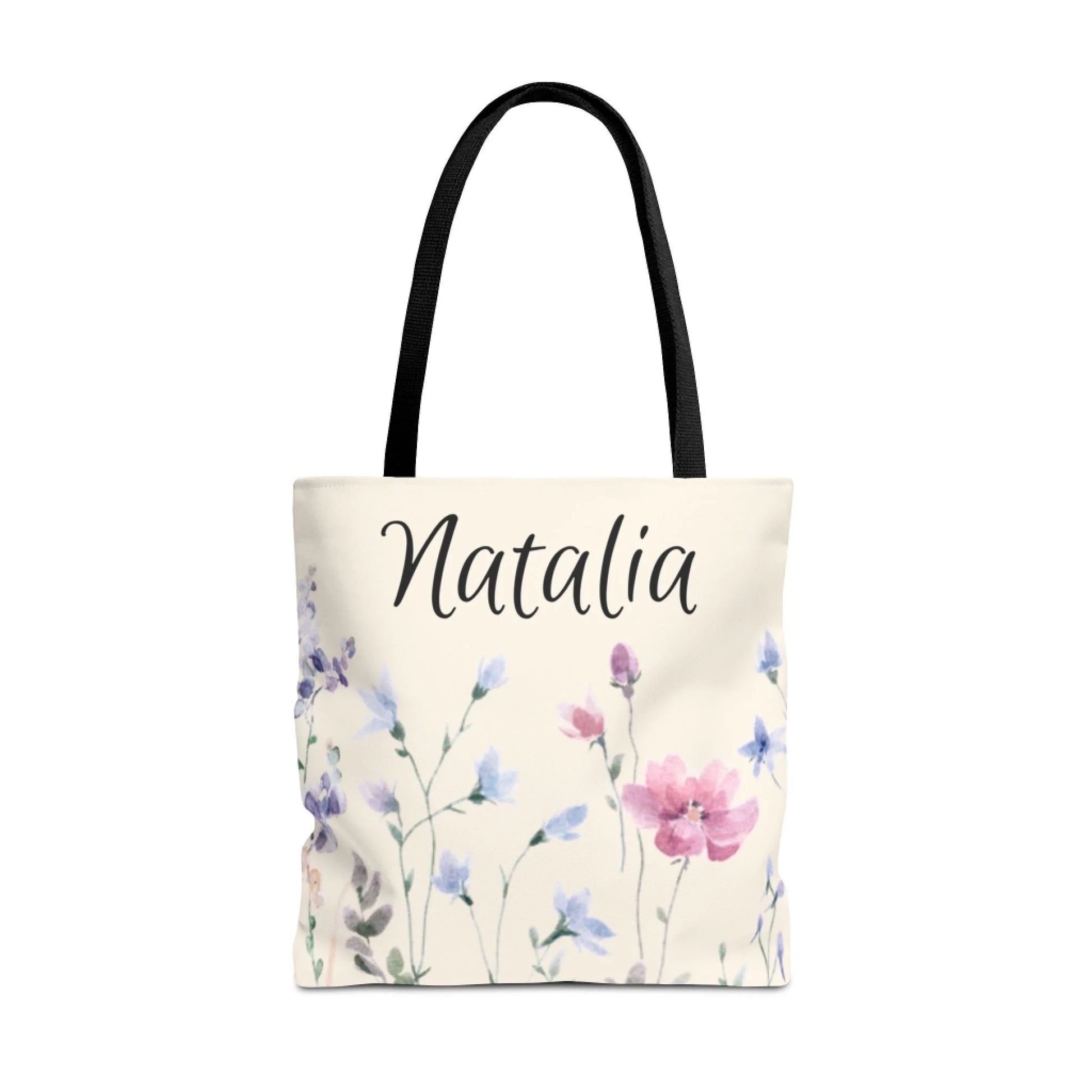 Floral Breeze Name Tote Seamless