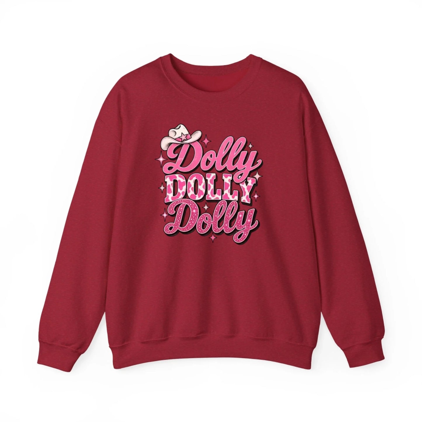 Sweatshirt Front Blank - Vintage Red