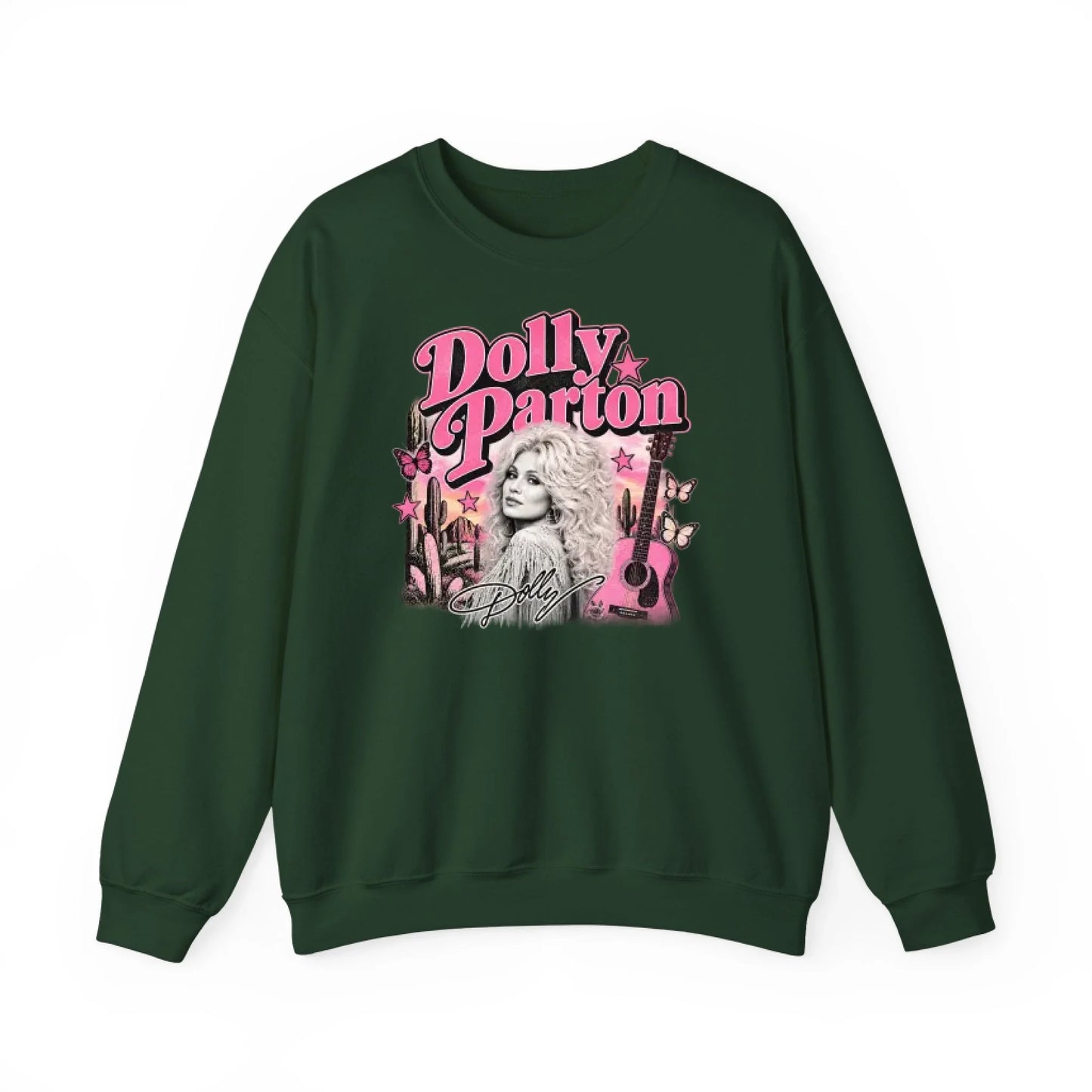 Sweatshirt Front Blank - Forrest Green