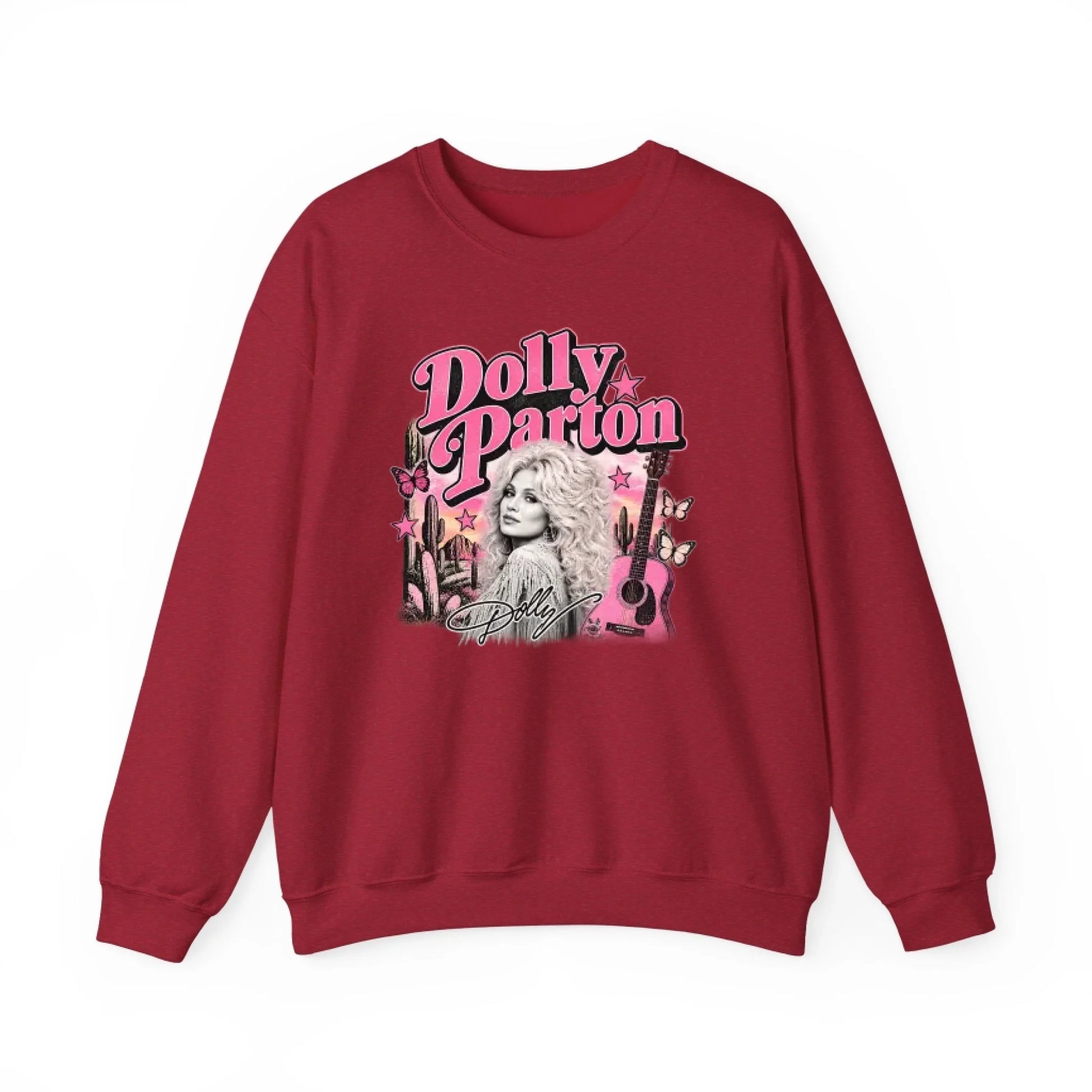 Sweatshirt Front Blank - Vintage Red