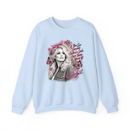 Sweatshirt Front Blank - Light Blue