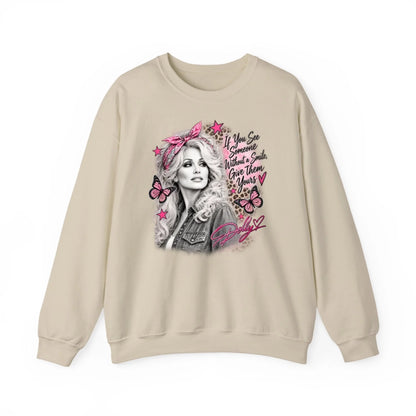 Sweatshirt Front Blank - Sand