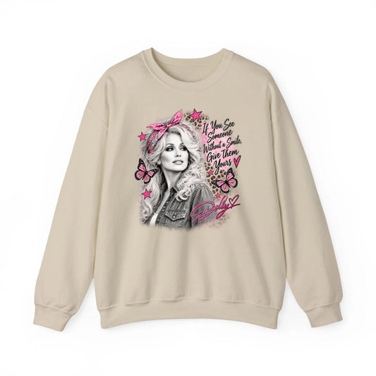 Sweatshirt Front Blank - Sand