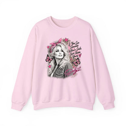 Sweatshirt Front Blank - Pink