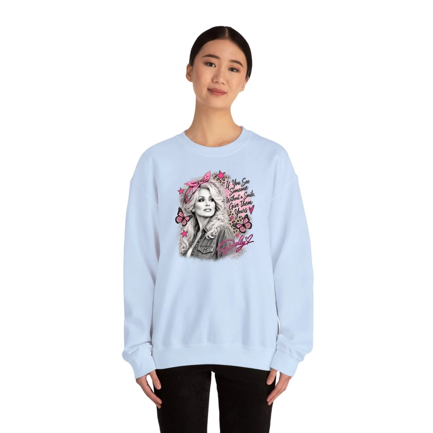 Sweatshirt Front Lifestyle Light Blue