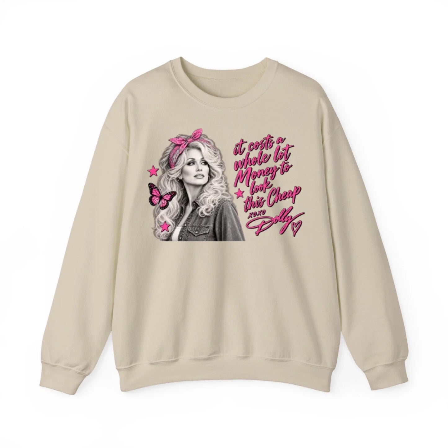 Sweatshirt Front Blank - Sand