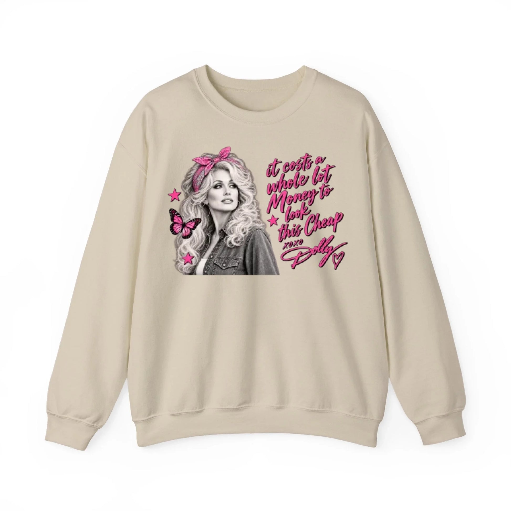 Sweatshirt Front Blank - Sand