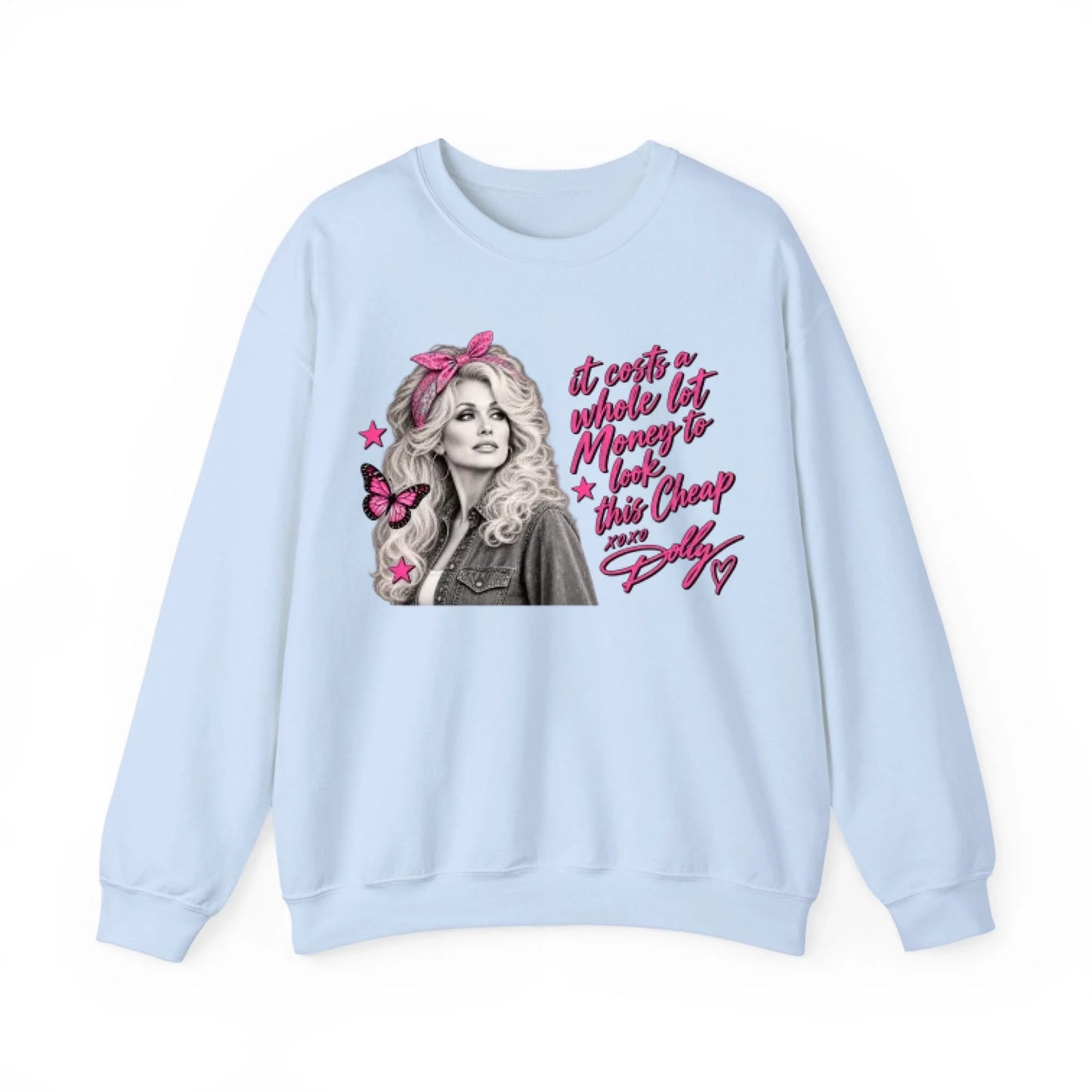 Sweatshirt Front Blank - Light Blue