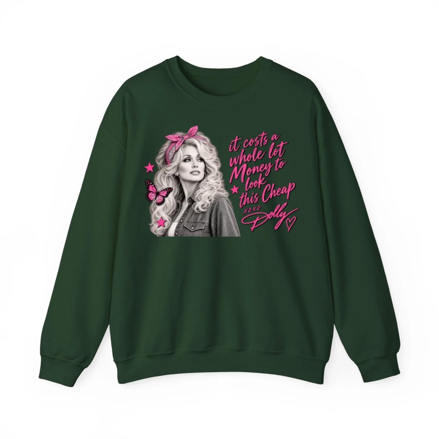 Sweatshirt Front Blank - Forrest Green