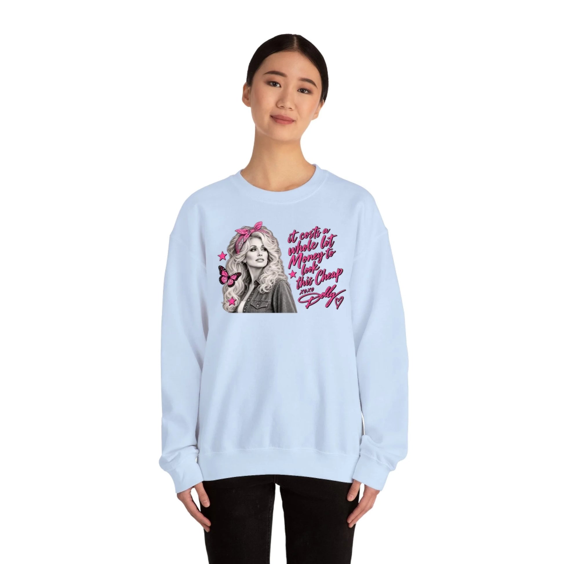 Sweatshirt Front Lifestyle Light Blue