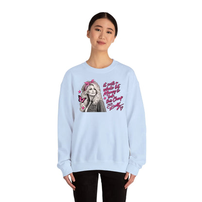 Sweatshirt Front Lifestyle Light Blue
