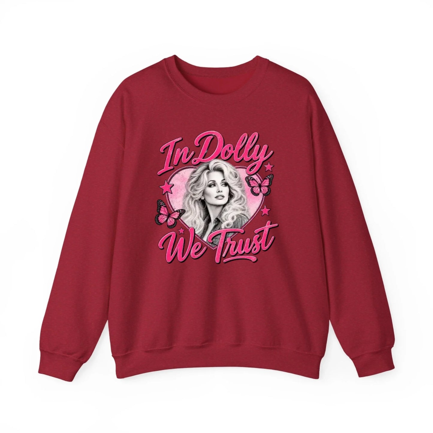 Sweatshirt Front Blank - Vintage Red