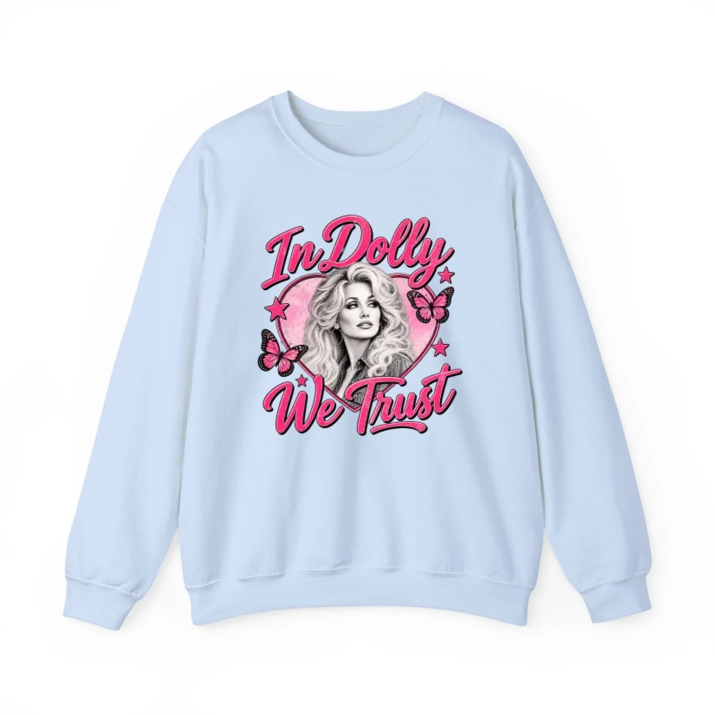Sweatshirt Front Blank - Light Blue