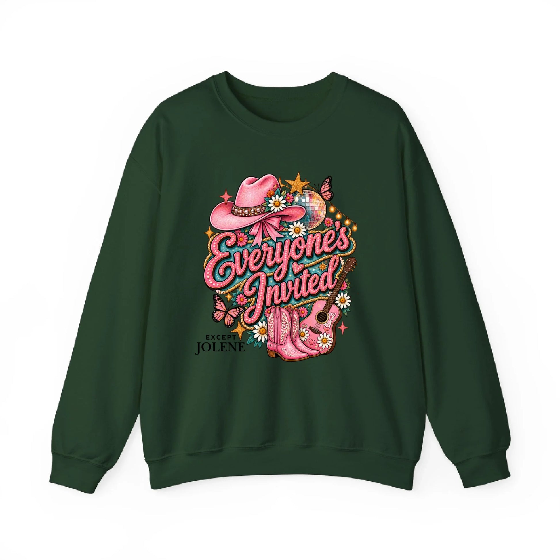 Sweatshirt Front Blank - Forrest Green