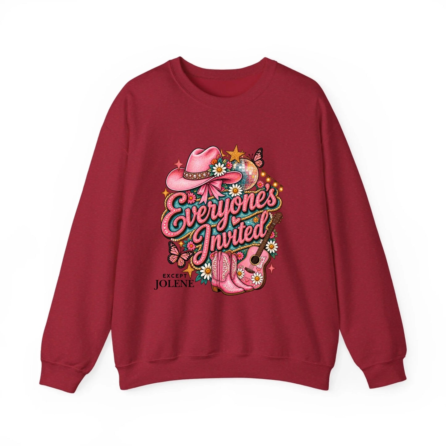 Sweatshirt Front Blank - Vintage Red