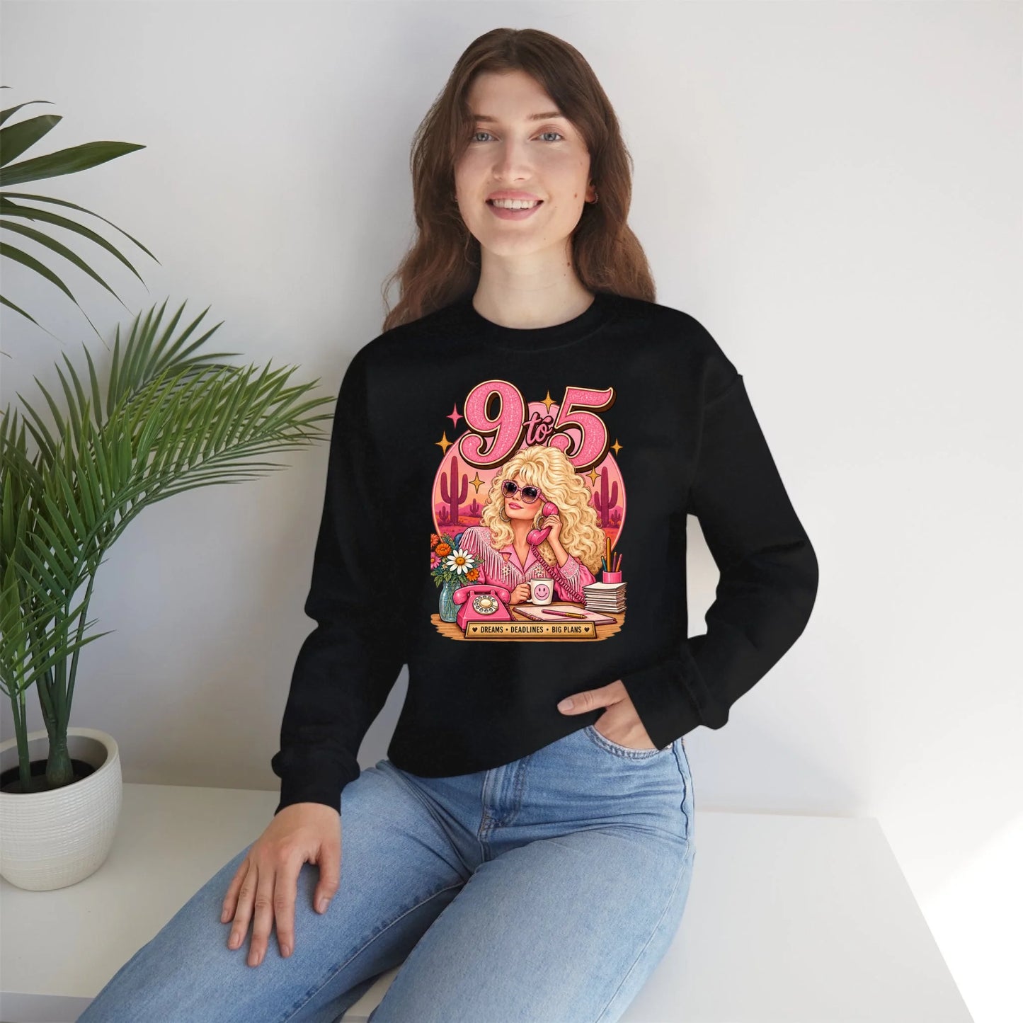 Sweatshirt Front Lifestyle - Black 2