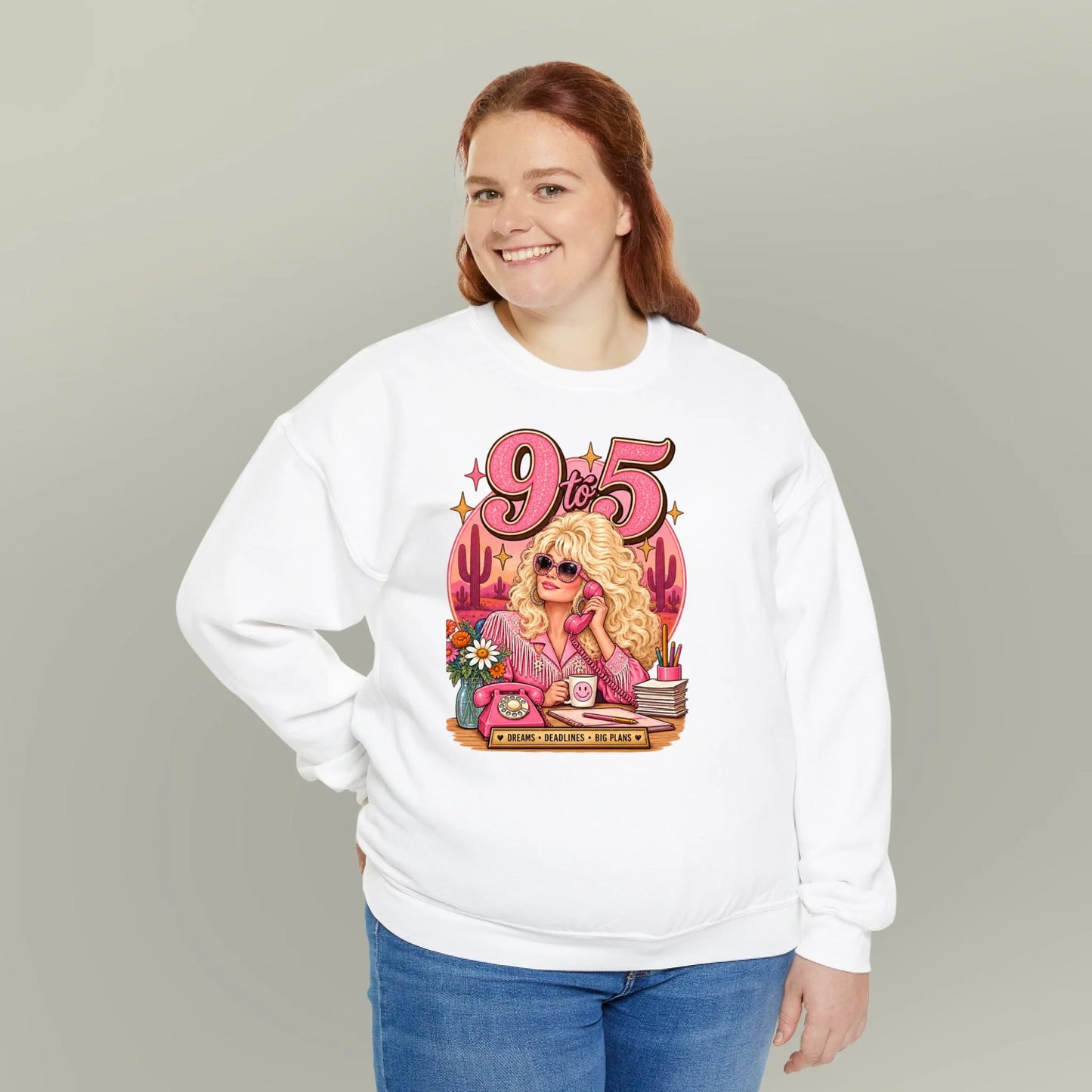 Nine to Five Dolly Parton Crewneck Sweatshirt