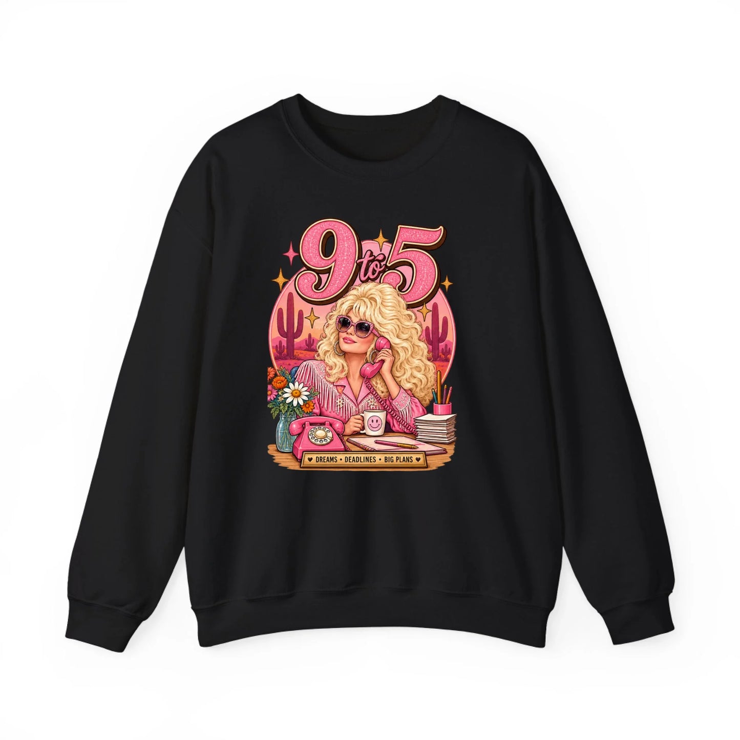 Sweatshirt Front Blank - Black