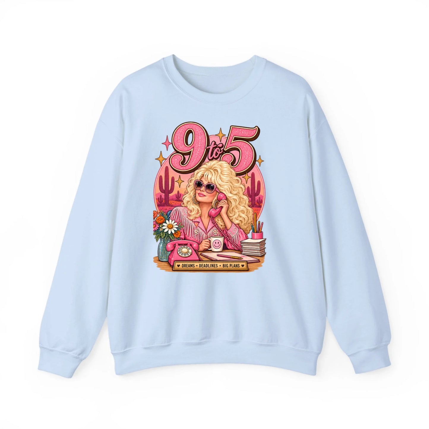 Sweatshirt Front Blank - Light Blue