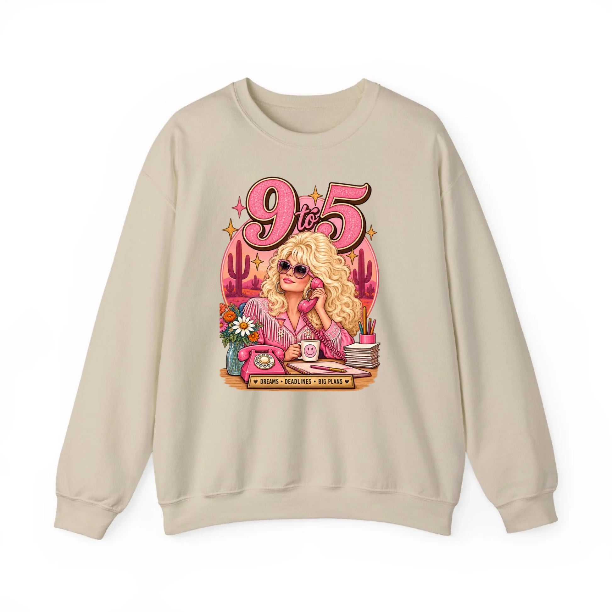 Sweatshirt Front Blank - Sand