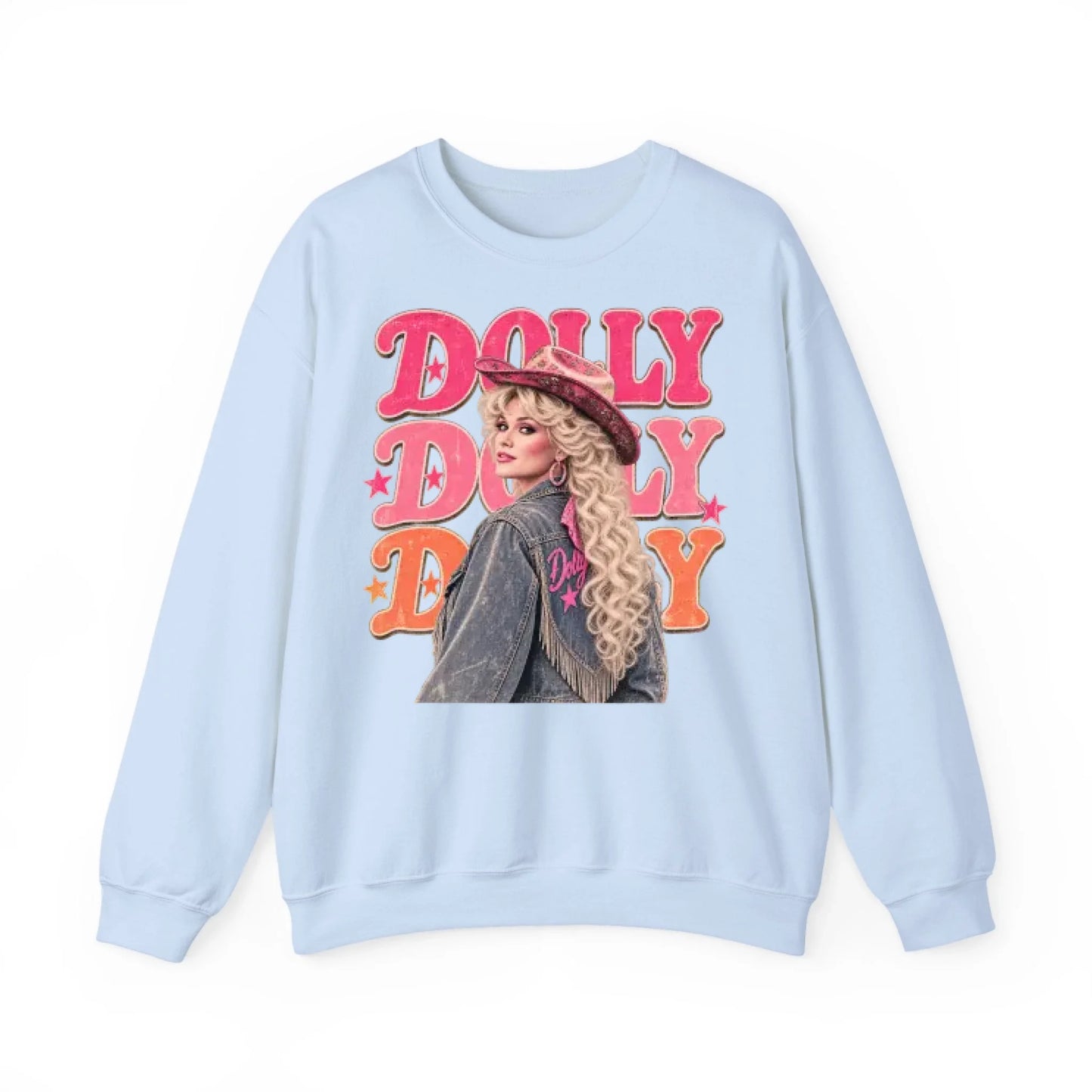 Sweatshirt Front Blank - Light Blue