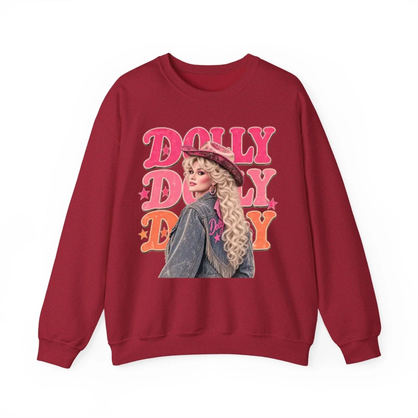 Sweatshirt Front Blank - Vintage Red