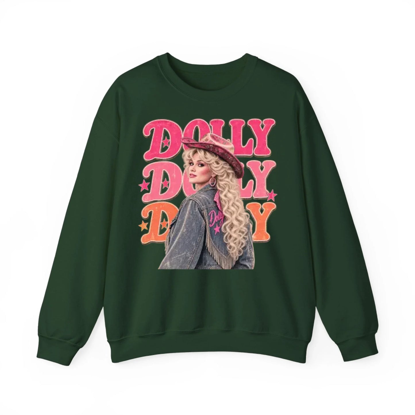 Sweatshirt Front Blank - Forrest Green