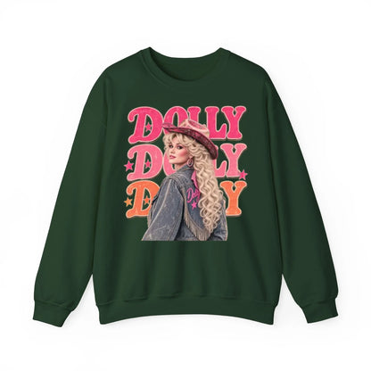 Sweatshirt Front Blank - Forrest Green