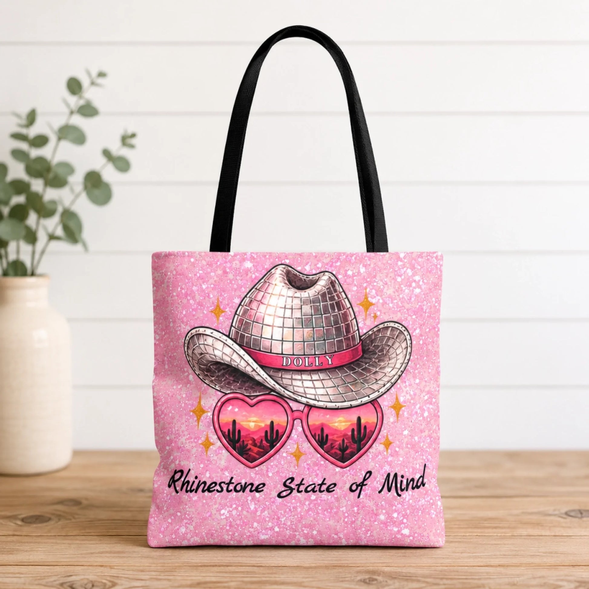 Rhinestone State of Mind Tote Bag Lifestyle Etsy