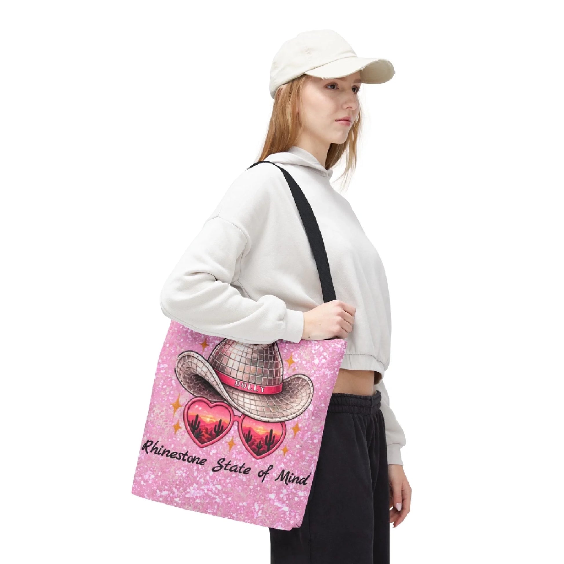 Rhinestone State of Mind Tote Bag Lifestyle 2