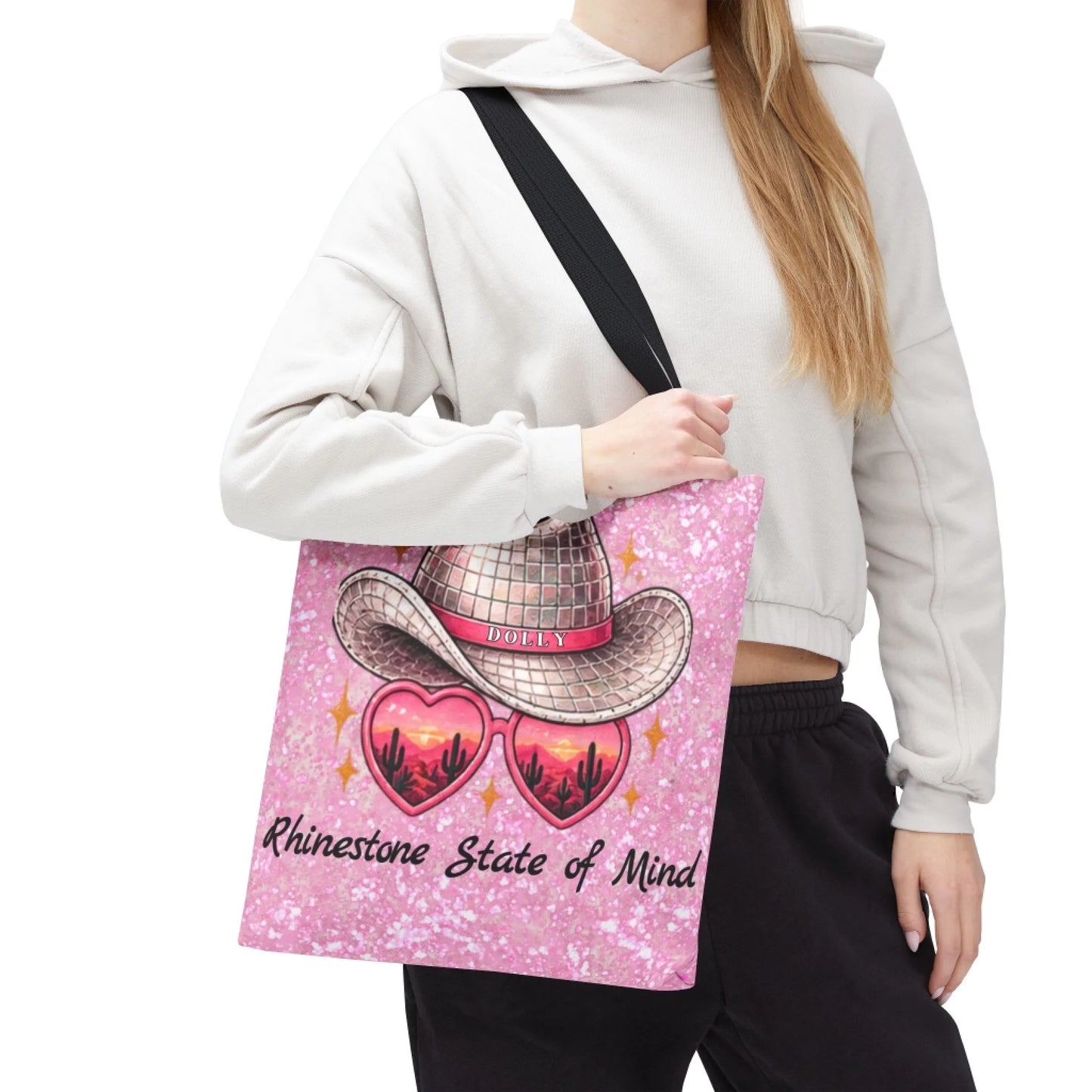 Rhinestone State of Mind Tote Bag Lifestyle