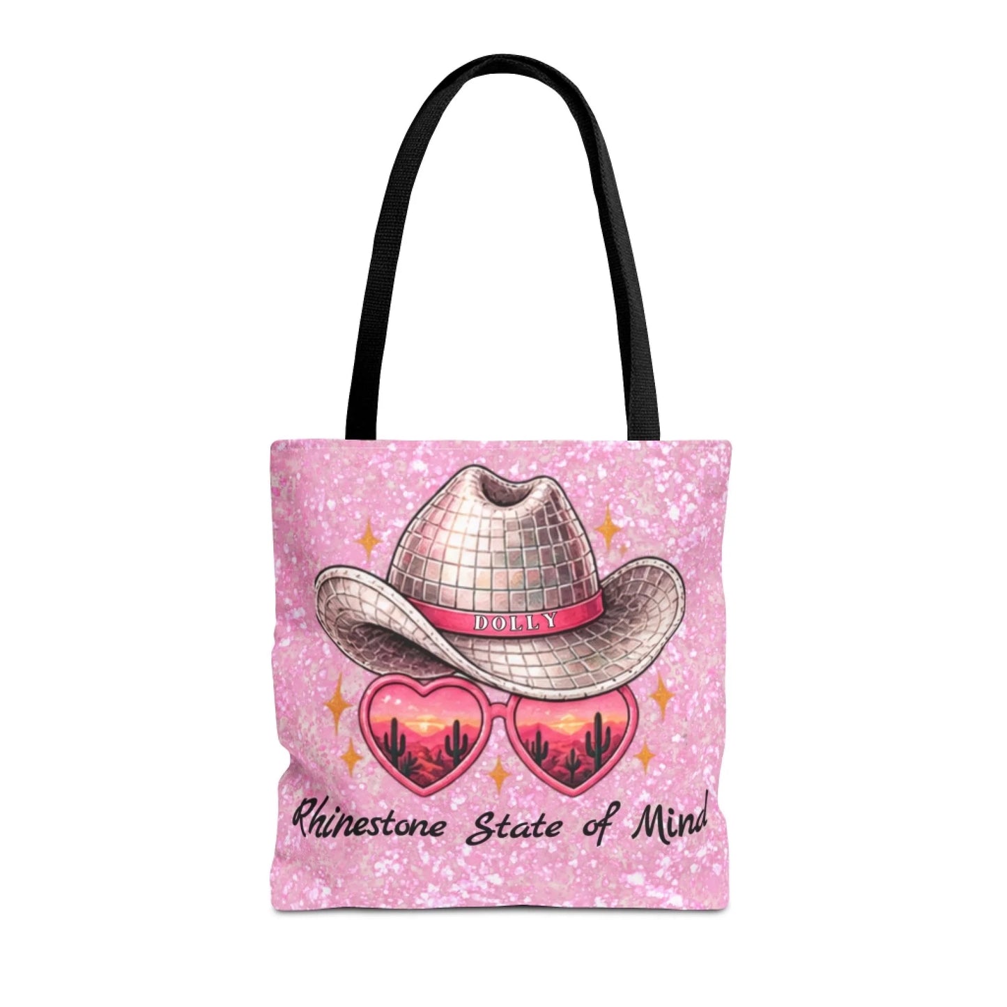 Rhinestone State of Mind Tote Bag Seamless