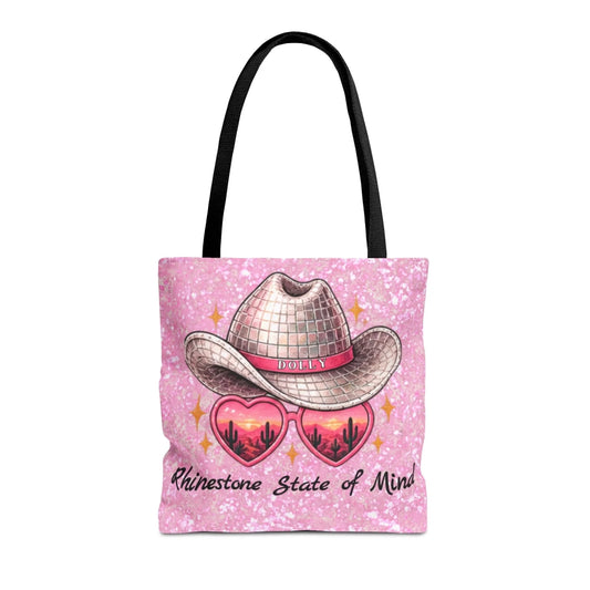 Rhinestone State of Mind Tote Bag Seamless